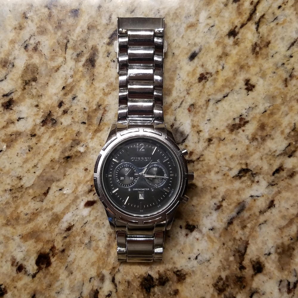 CURREN Chrome Watch